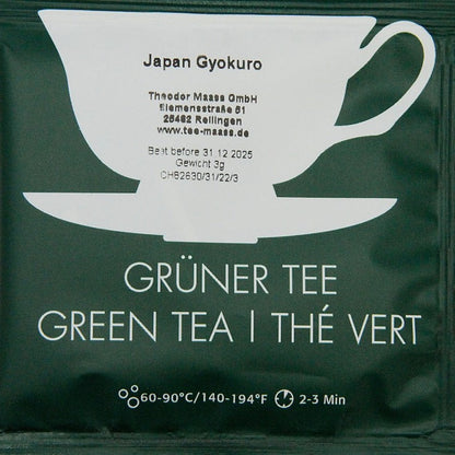 Gruentee Japan Gyokuro im Teebeutel