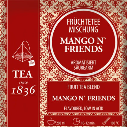 Fruechtetee Mango n` Friends im Teebeutel