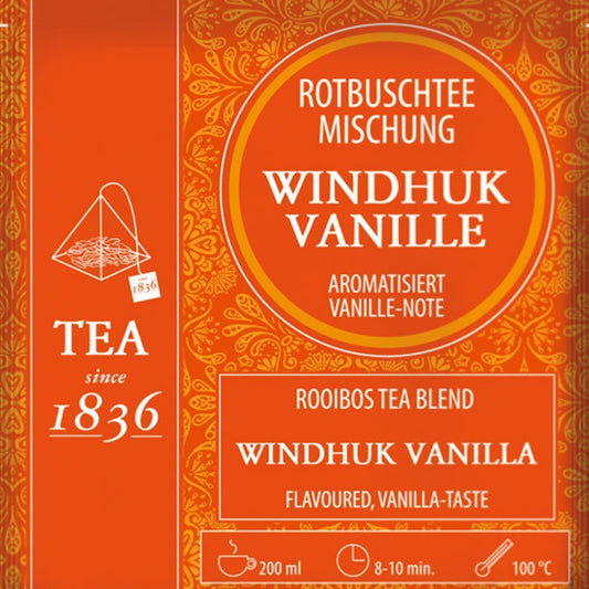 Rooibostee Windhuk Vanille im Teebeutel