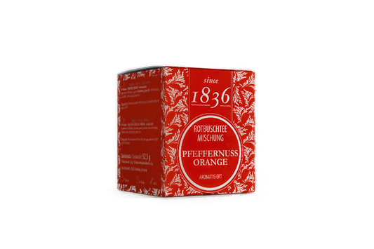 Teebox Pfeffernuss Orange Fruechtetee