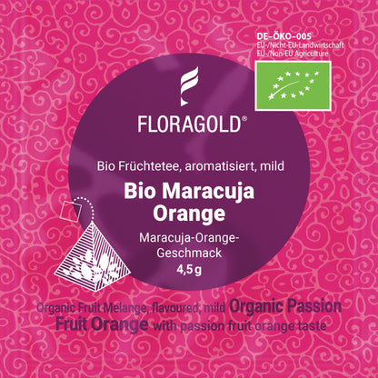 Fruechtetee Maracuja Orange im Teebeutel