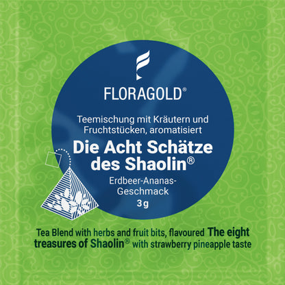 Gruentee Die Acht Schaetze des Shaolin im Teebeutel