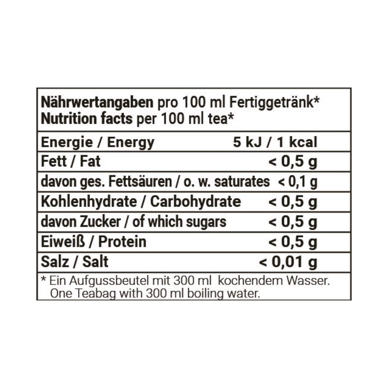 Nährwertangaben Bio Maracuja