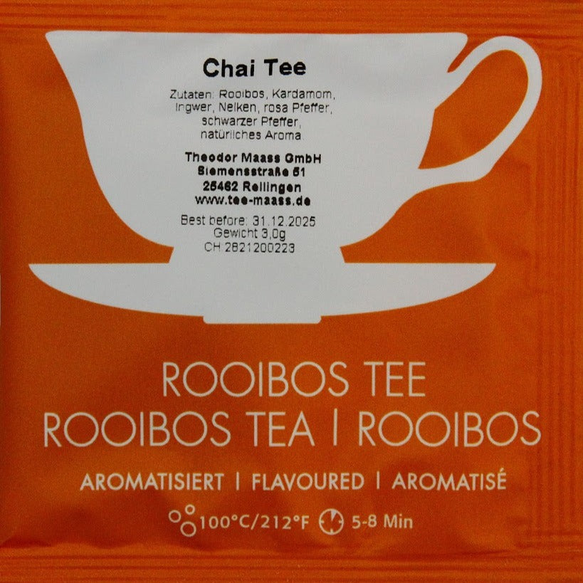 Rooibostee Chai Tee im Teebeutel