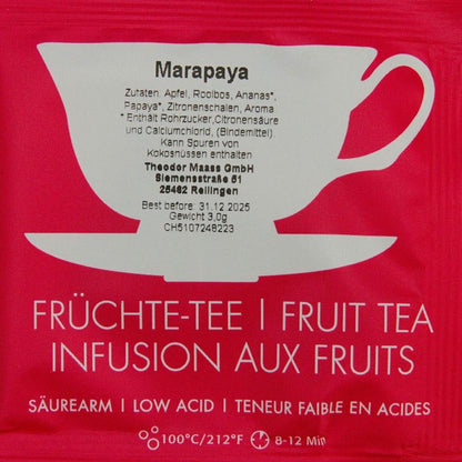 Fruechtetee Marapaya im Teebeutel