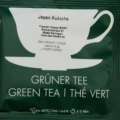 Gruentee Japan Kukicha im Teebeutel